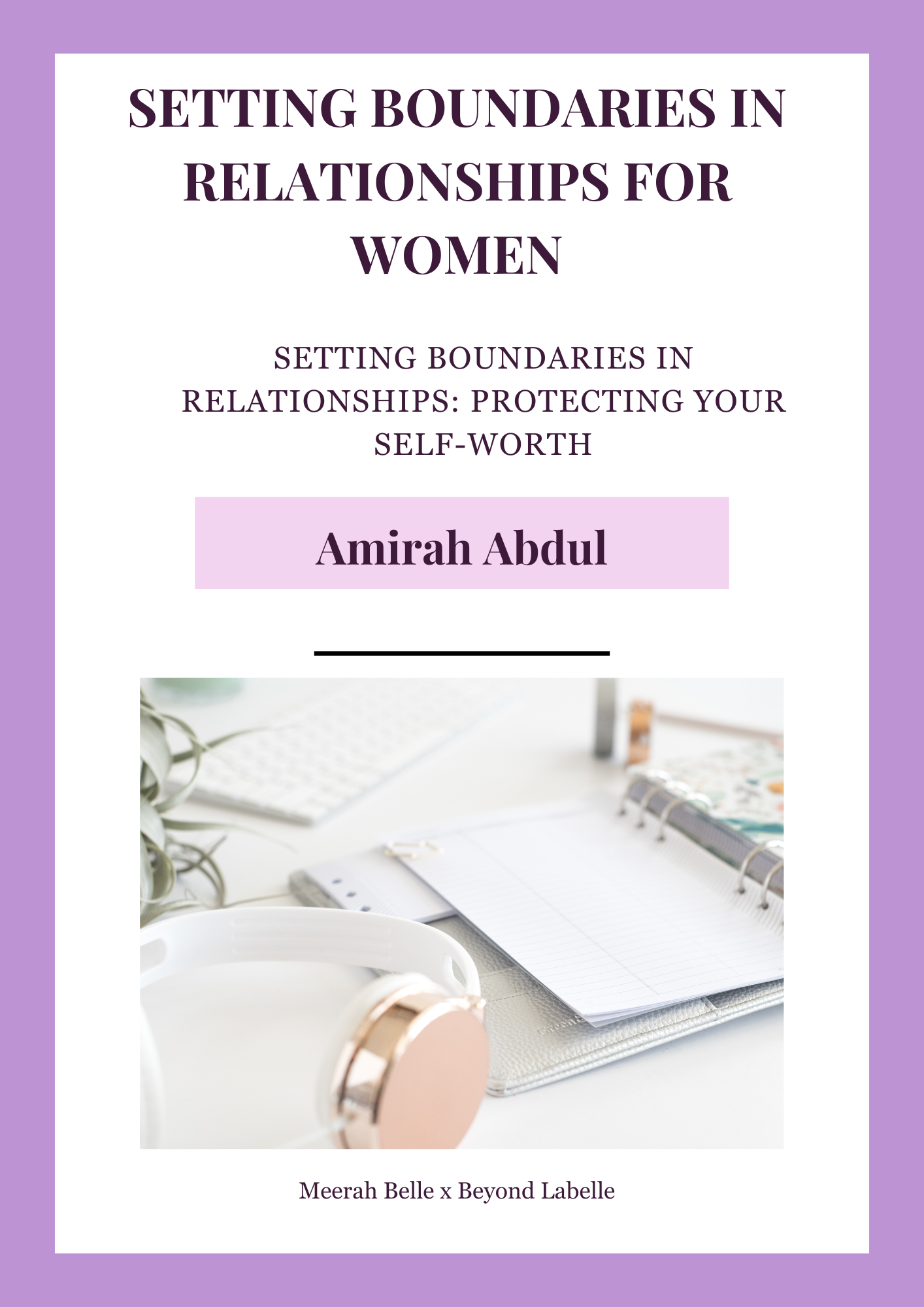 Setting Boundaries In Relationships for Women Meerah Belle